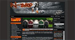 Desktop Screenshot of n-shop.cz